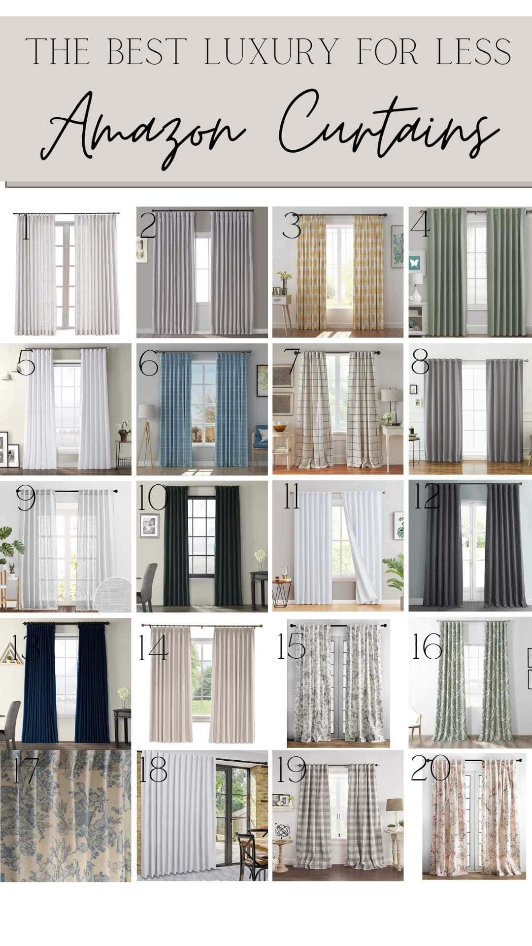 Amazon curtains and drapes