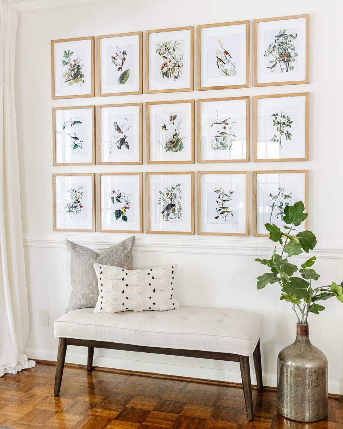 grid gallery wall