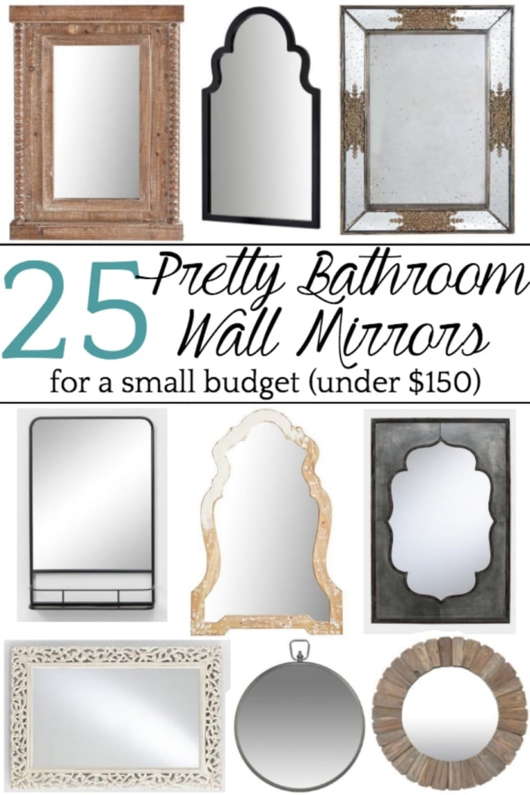 Unique Bathroom Mirrors for a Small Budget