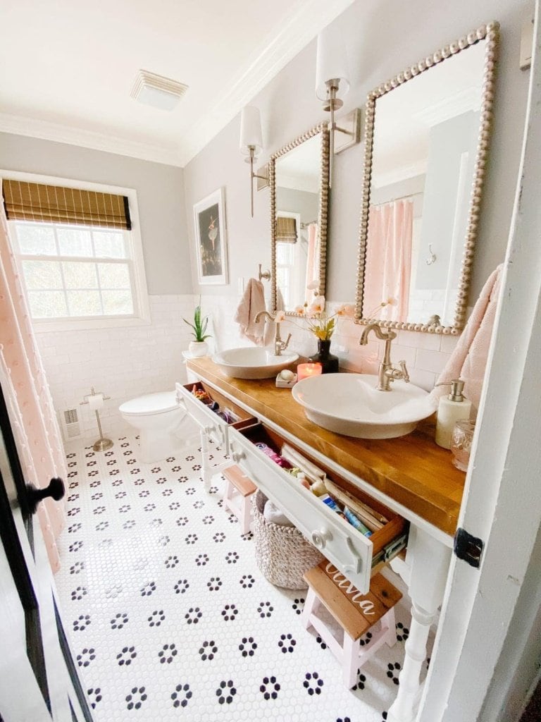Kids’ Bathroom Organization Tour