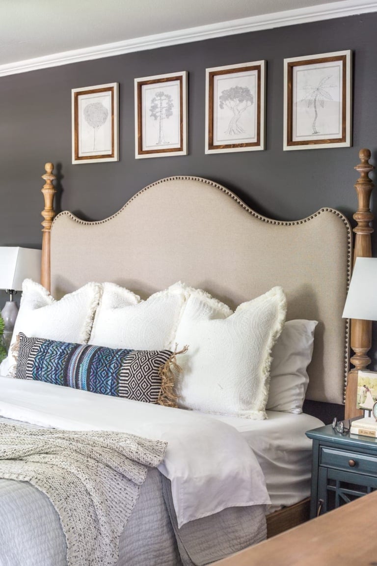 New Peaceful Art in the Master Bedroom