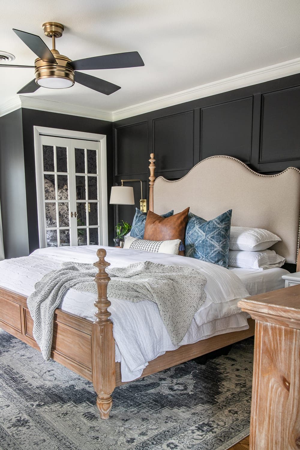 using molding to add interest to walls