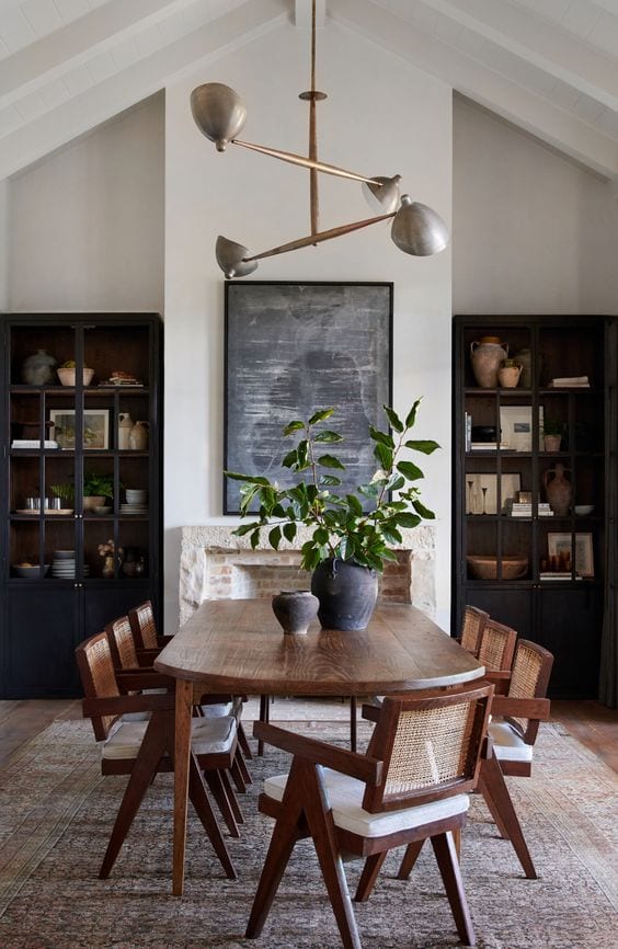 chalkboard as dining room wall decor