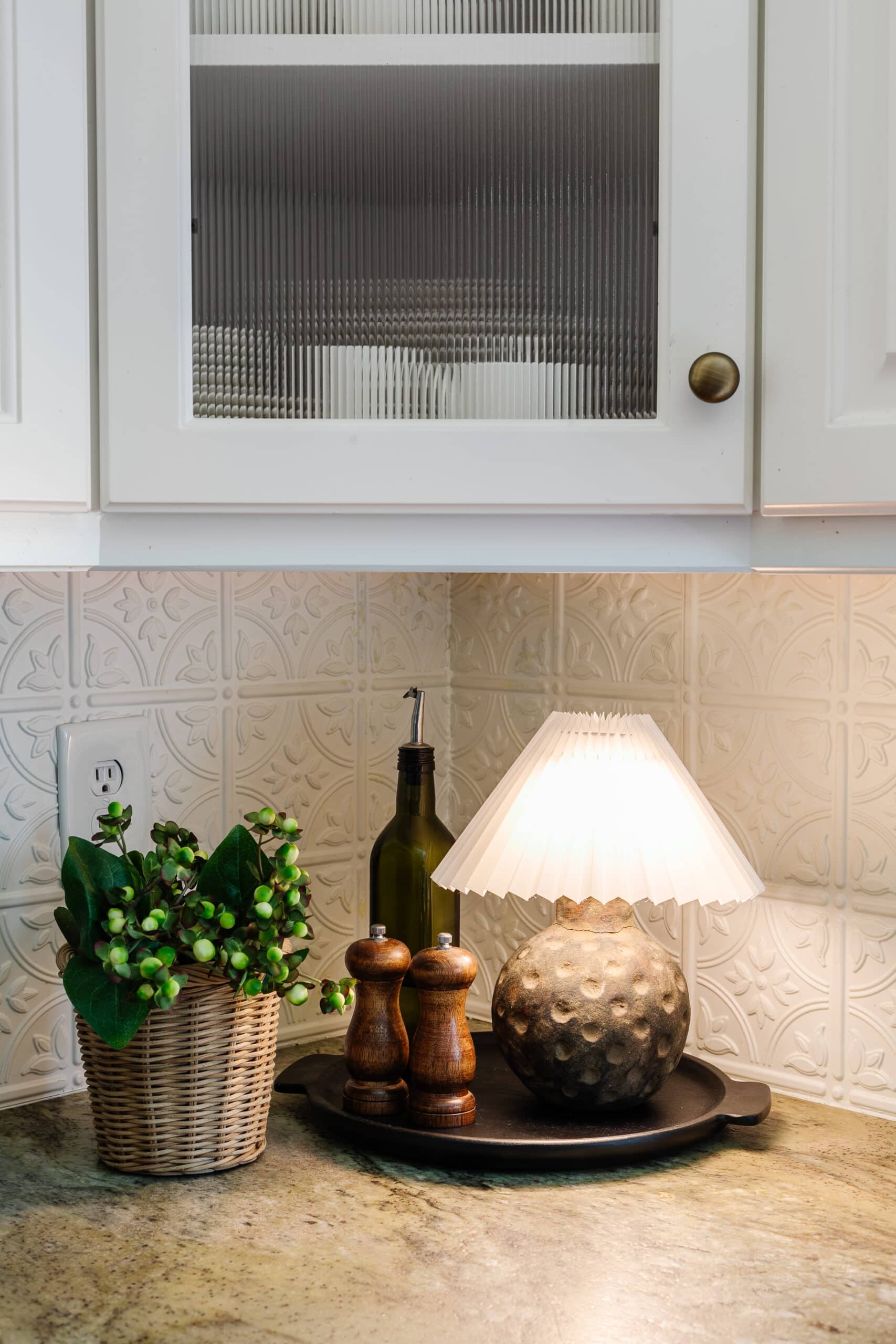 how to hide echo dot on a kitchen counter