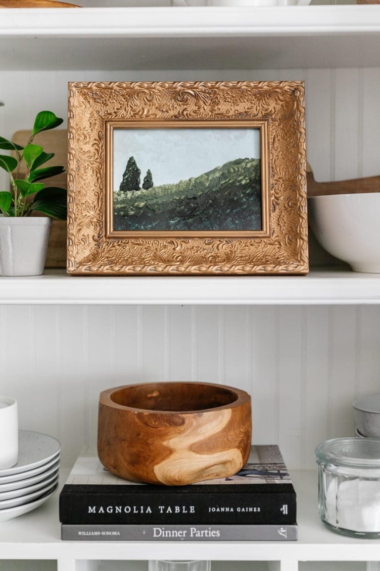 DIY Easy Art for Beginners from a Thrifted Frame