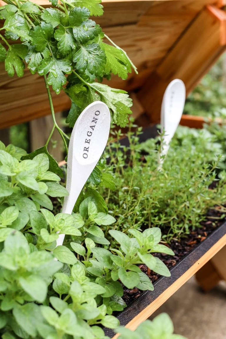 DIY Wooden Spoon Garden Markers