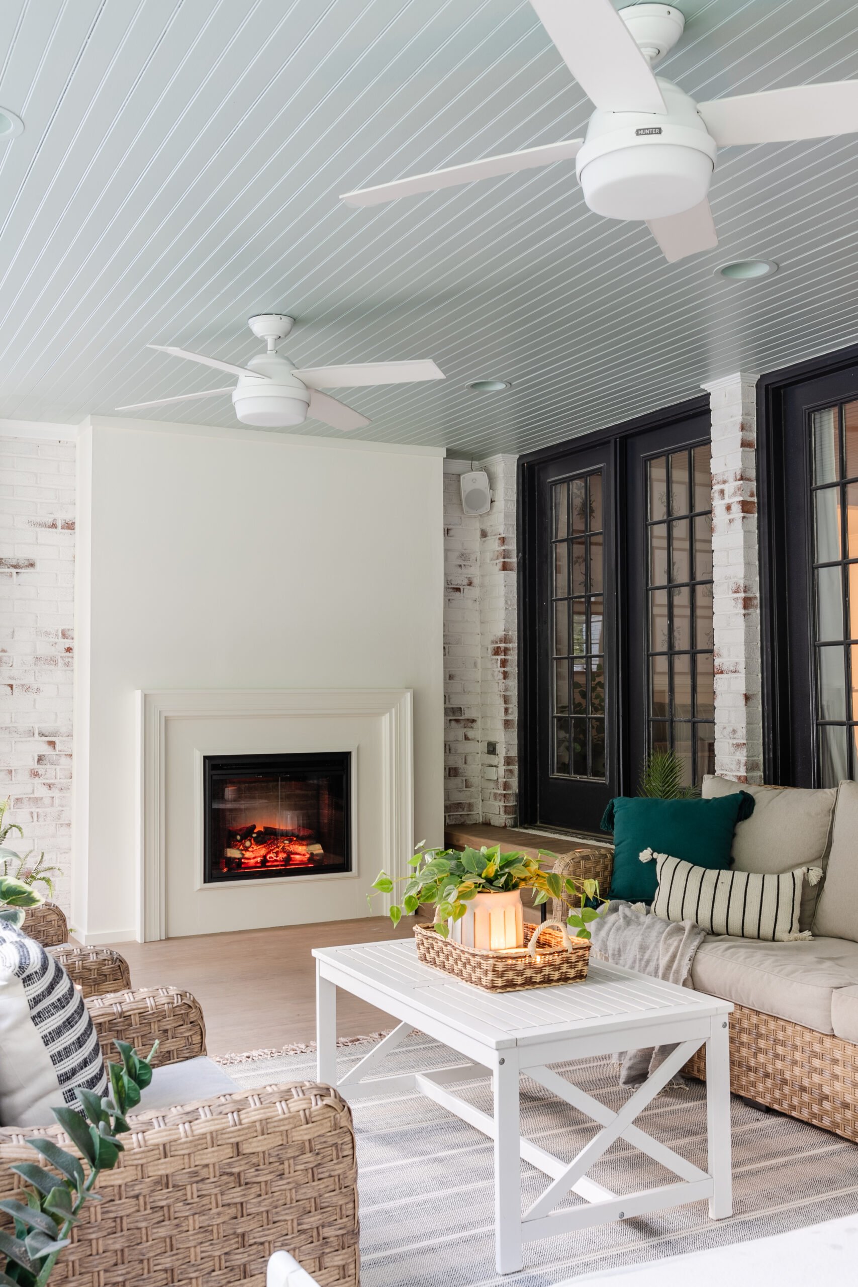 back porch fireplace