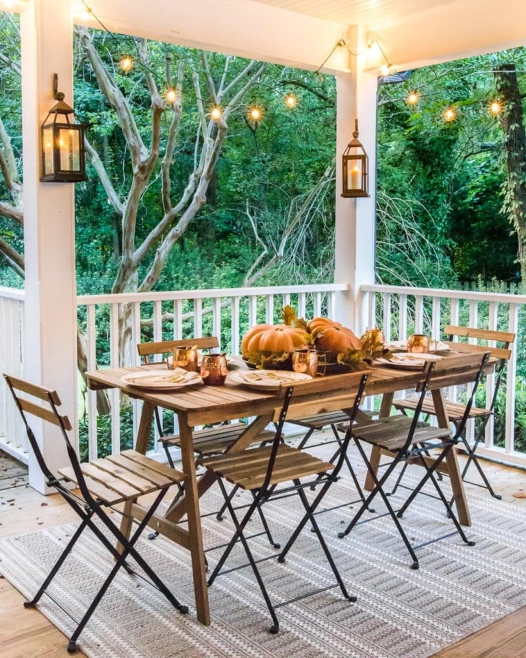Fall Porch Tour and How to Add Cozy Style Outdoors