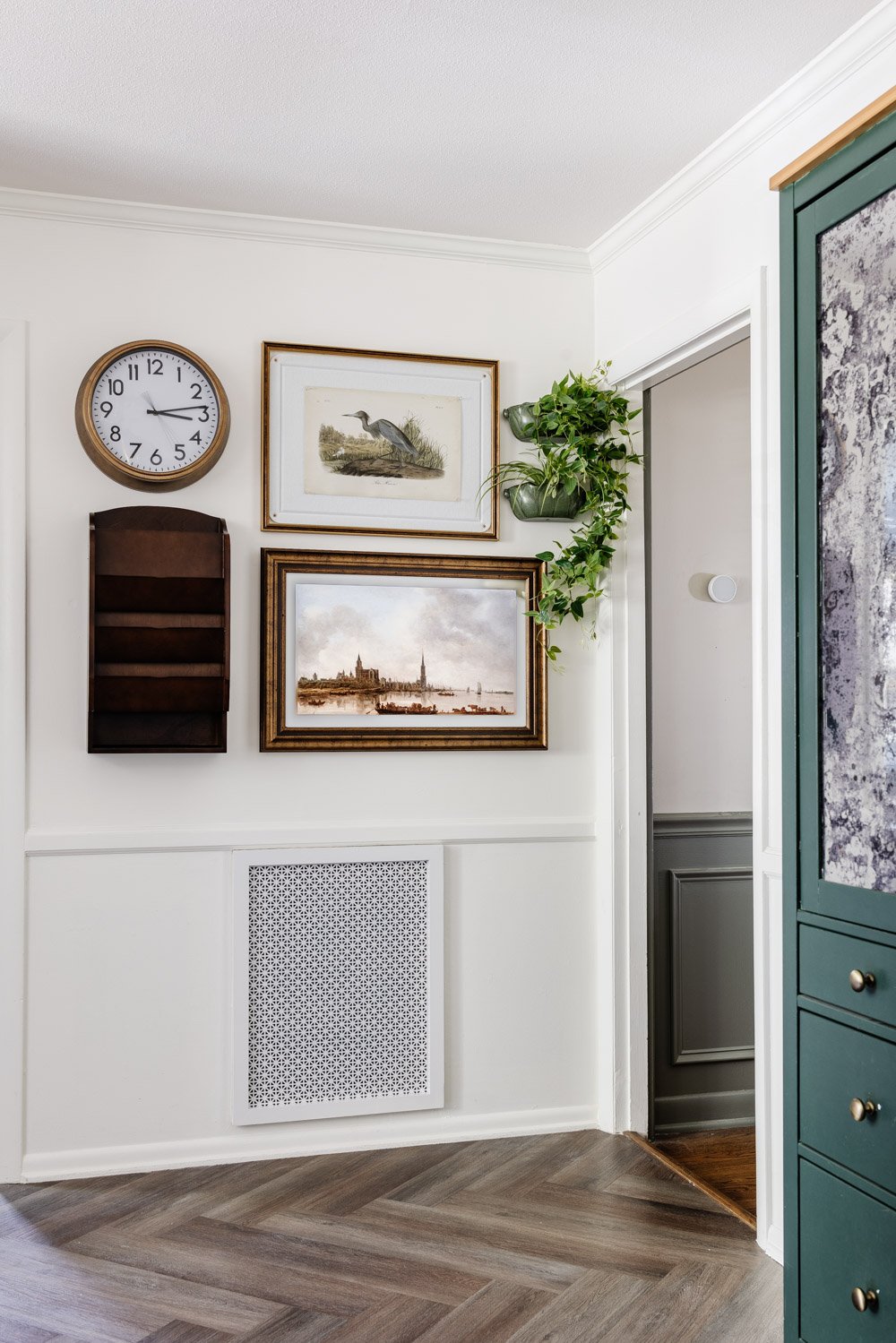 skylight calendar on art gallery wall as a family command center