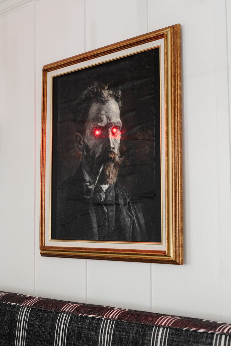 creepy halloween art portrait