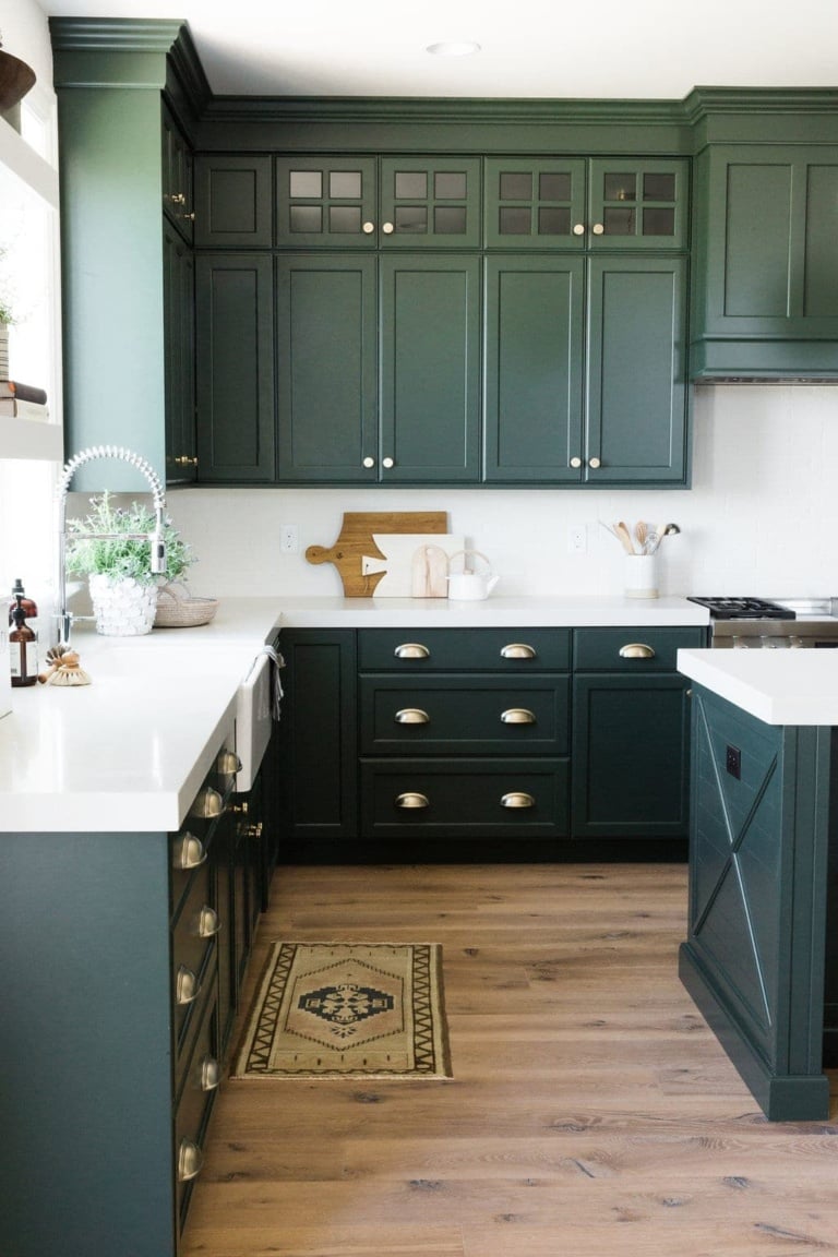 Green Kitchen Cabinet Inspiration