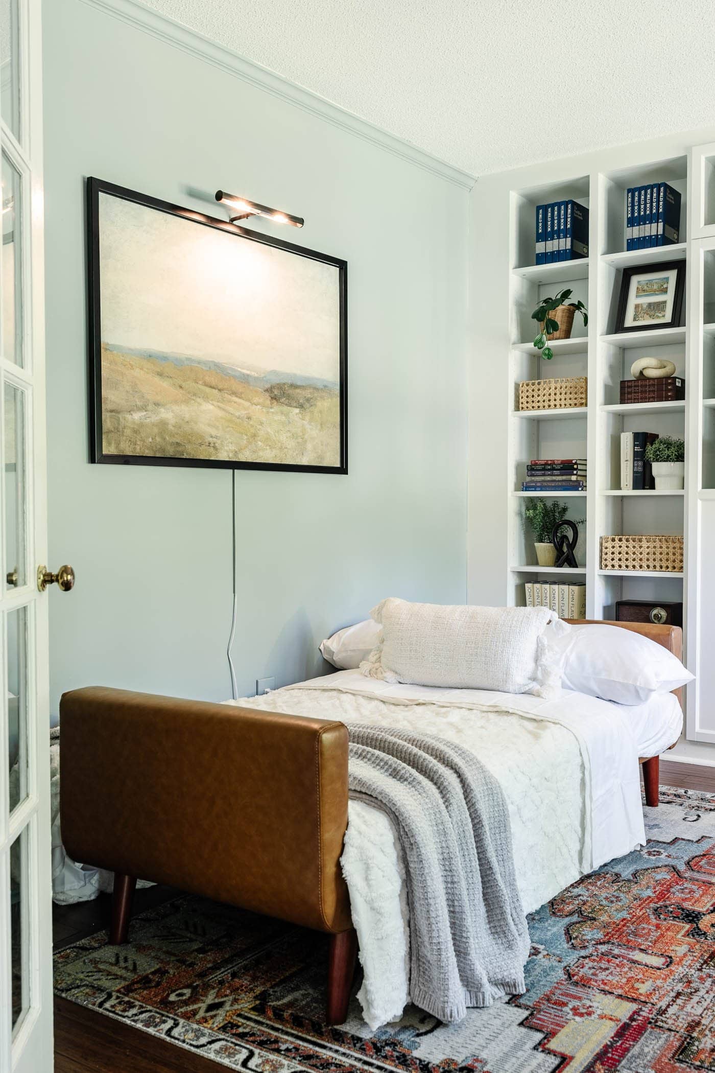 office guest room using a futon