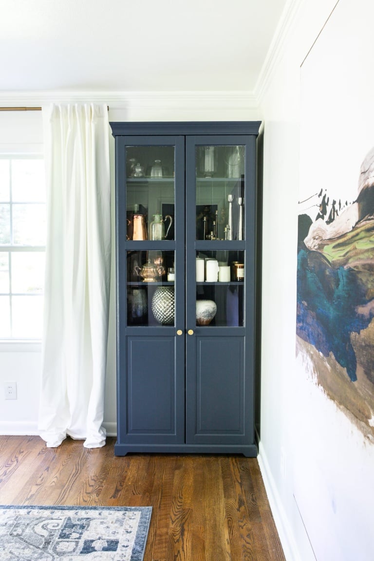 Office Update: Hale Navy IKEA Cabinet Makeover