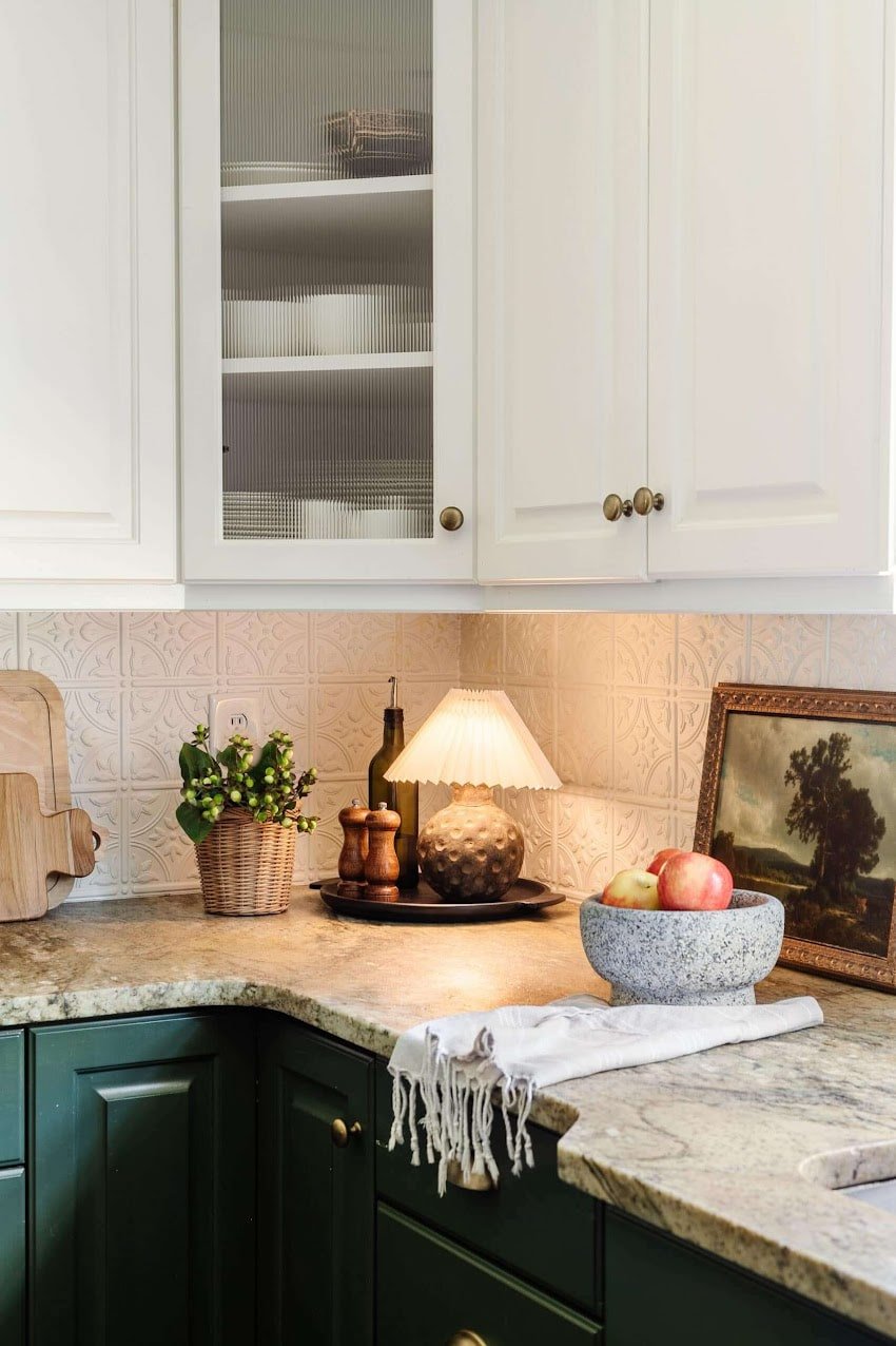 how to hide echo dot on a kitchen counter