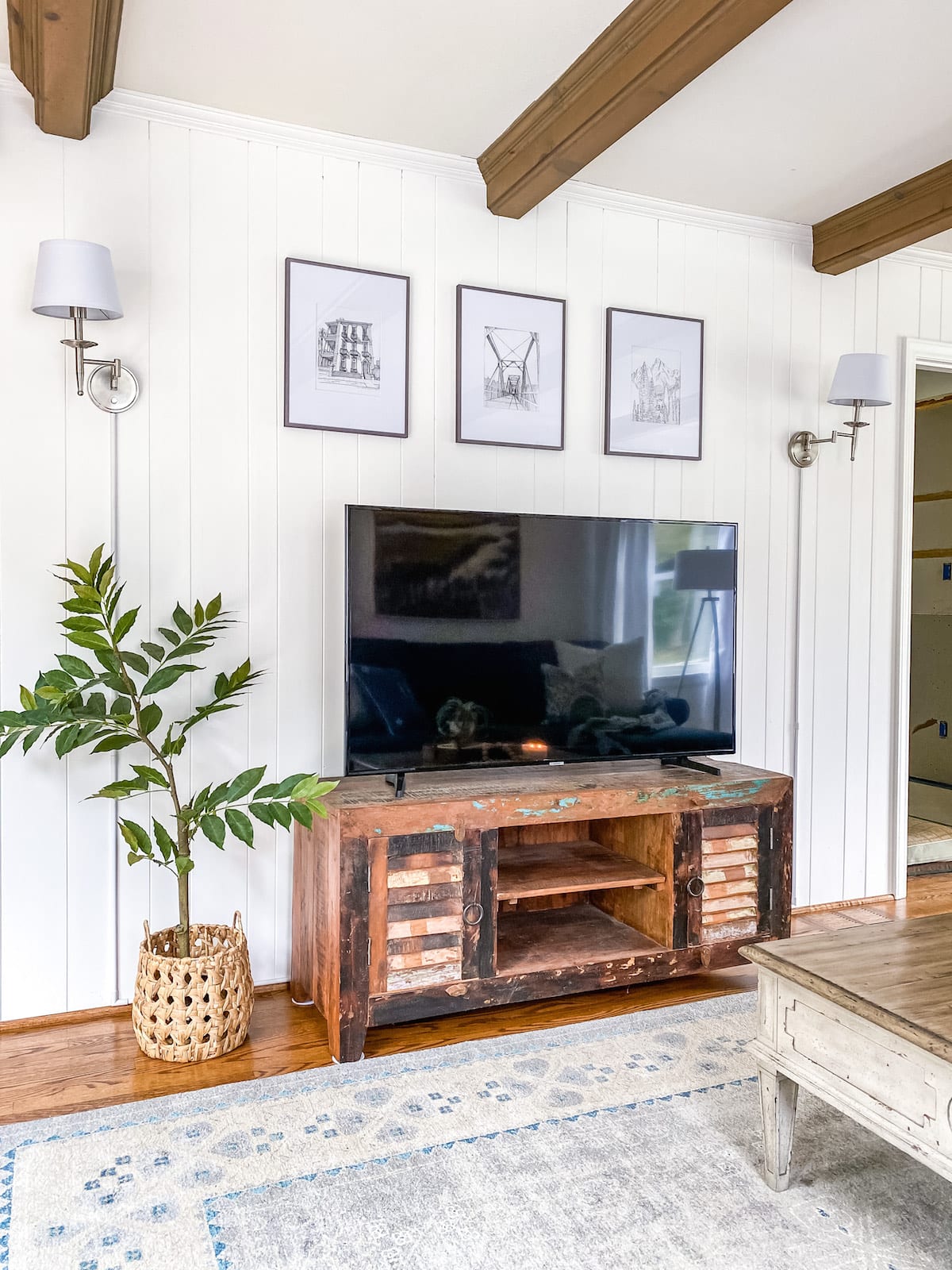 how to hide wall mounted lamp cords