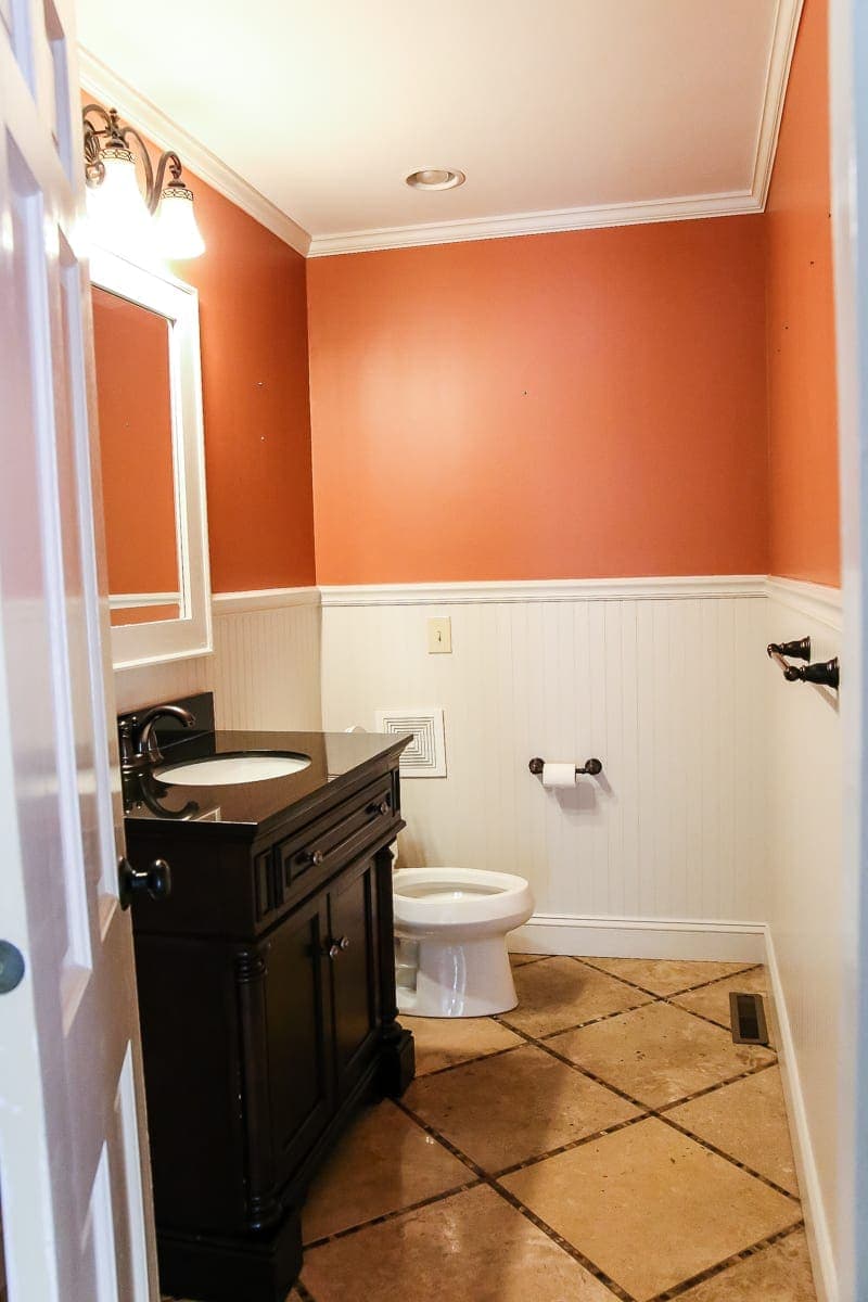 powder room before