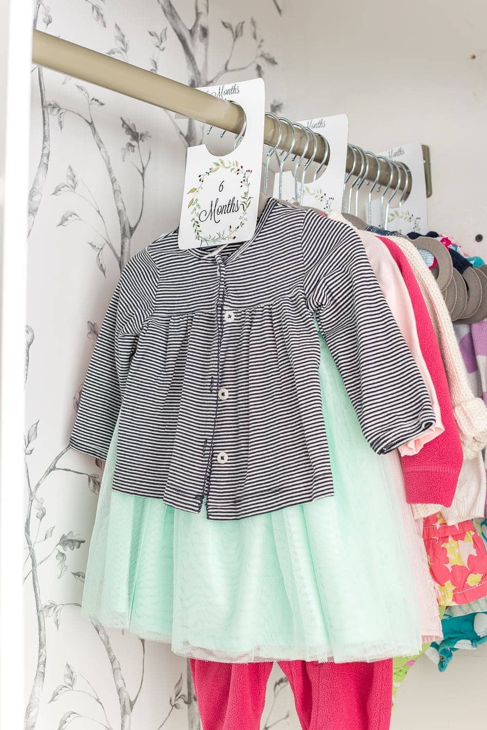 Nursery Organization | Free printable baby closet divider tags