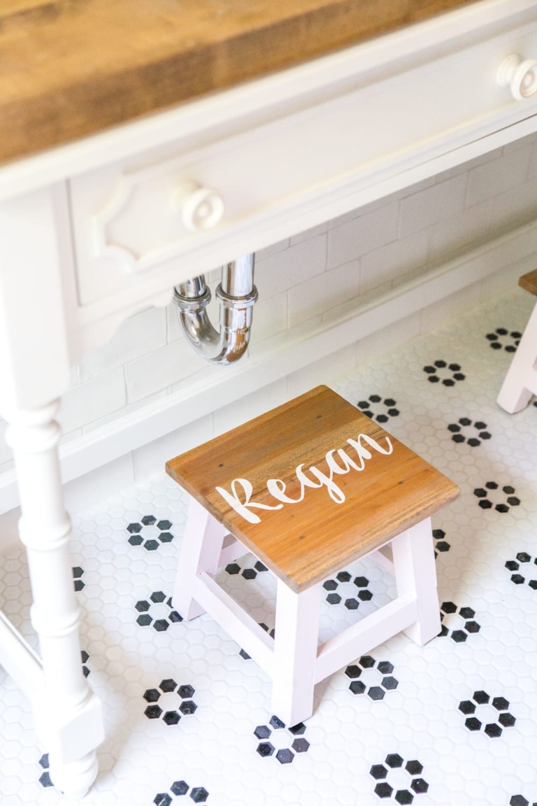 DIY Personalized Step Stools