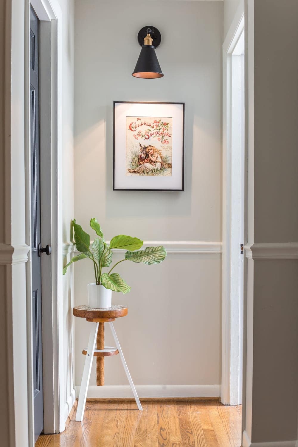 Hang a frame without glass on to of a thermostat so that it can still operate using temperature readings.
