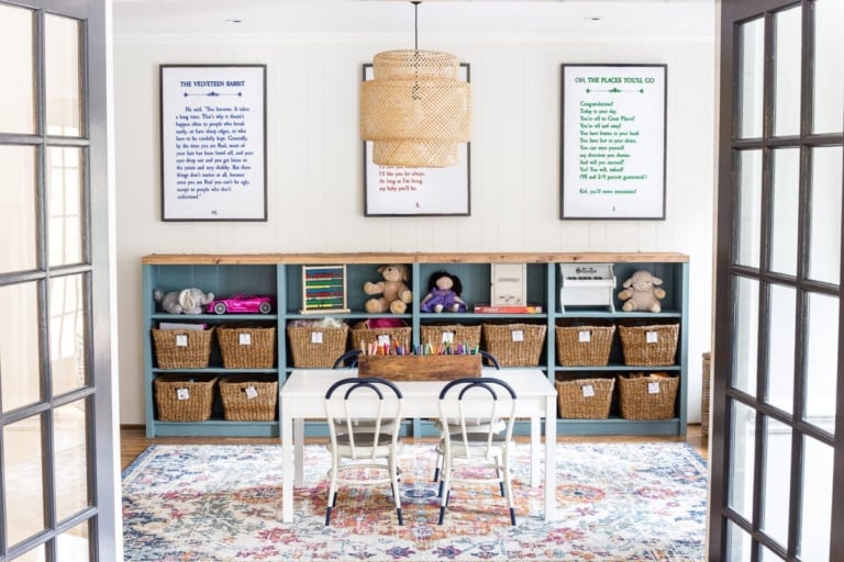 New Light and Furniture in the Playroom