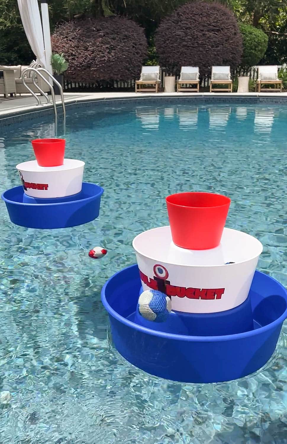 bulzi bucket ring toss pool party game idea