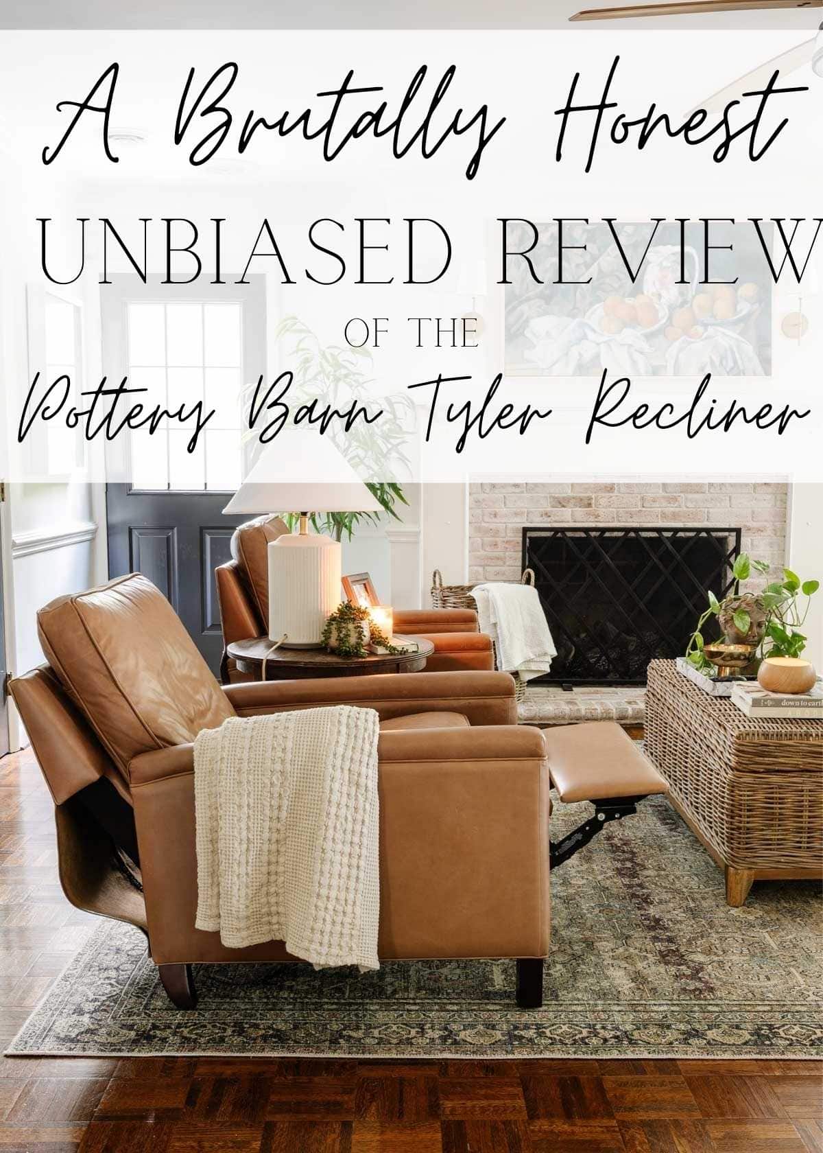tyler pottery barn recliner review