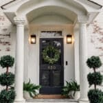 colonial house front porch decor