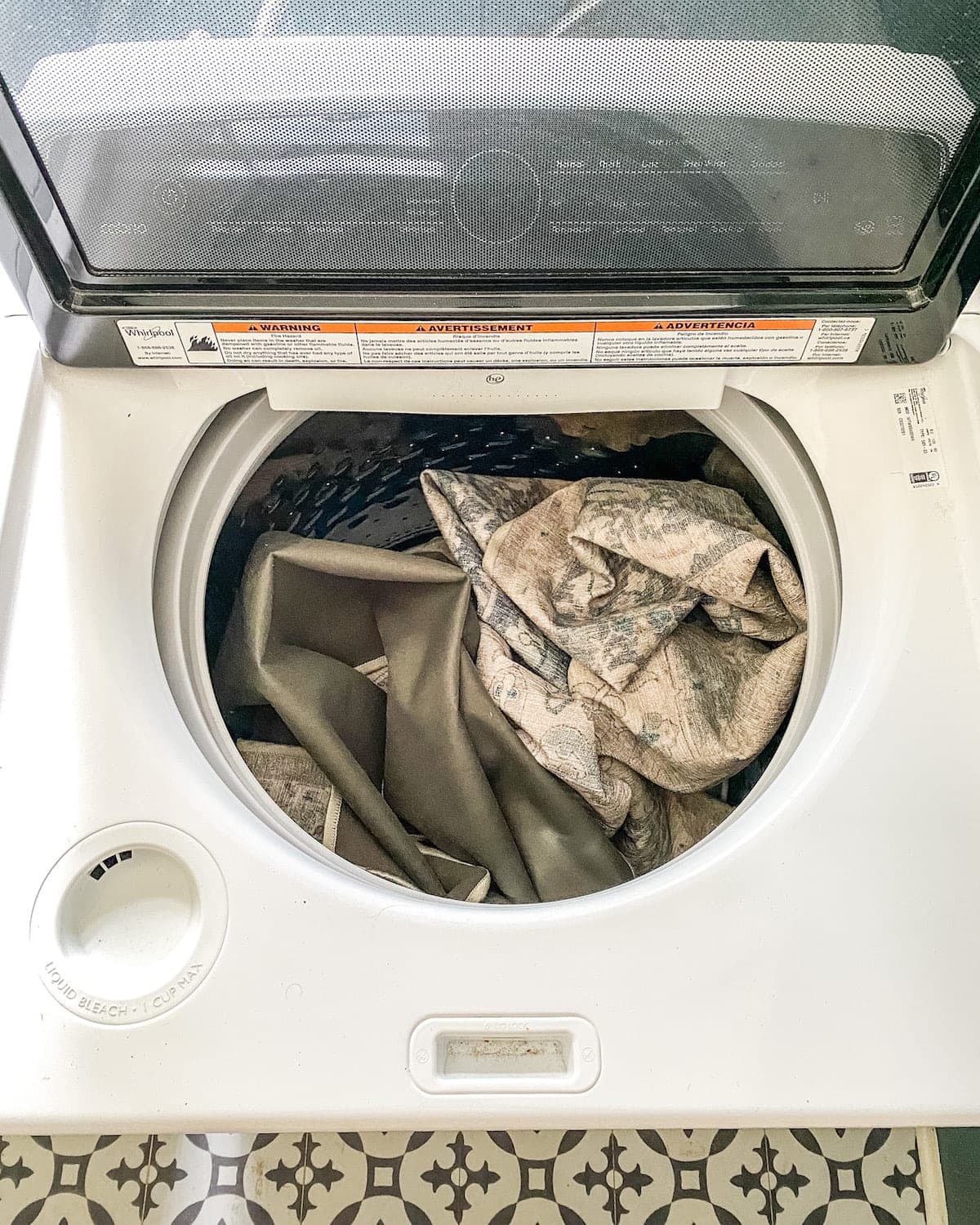 Ruggable in the washing machine