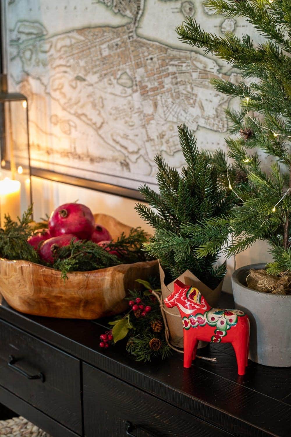 repurposing sentimental dala horse for decoration