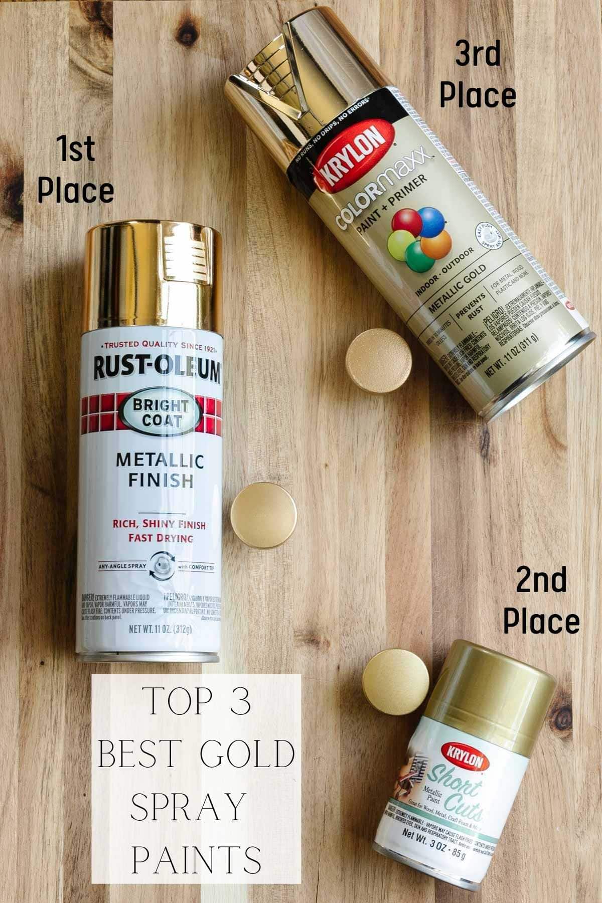 top 3 best gold spray paints