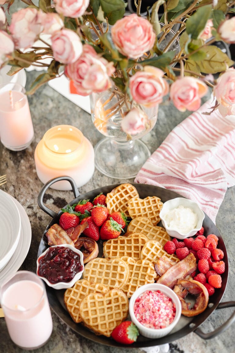 Valentine’s Day Breakfast Charcuterie Board