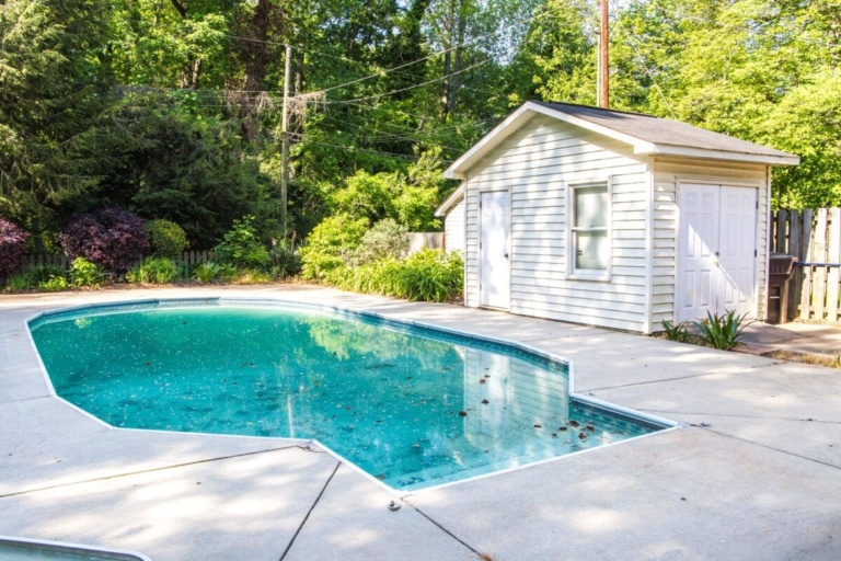Backyard Before Tour and Pool Makeover Plans
