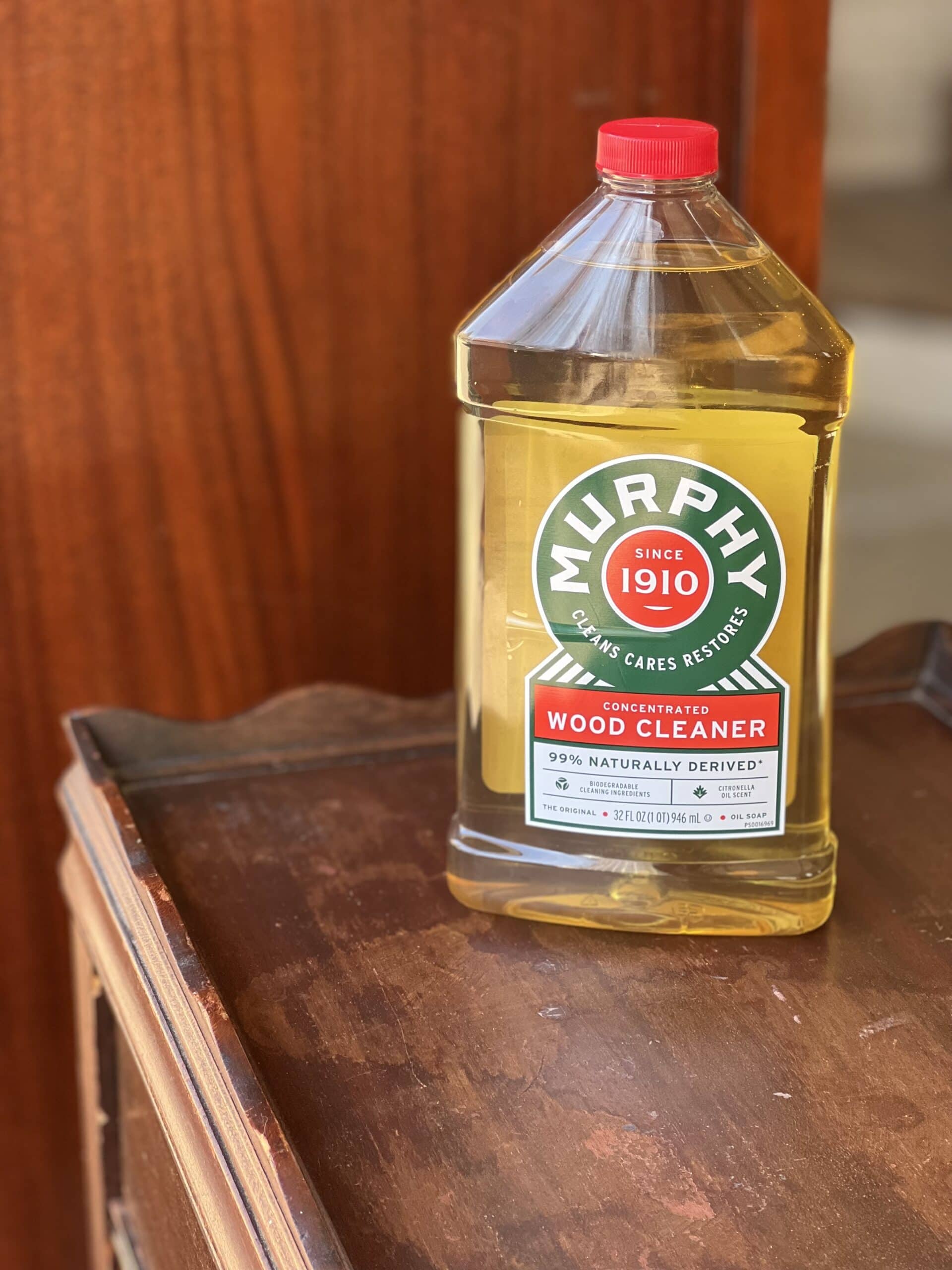 cleaning wood furniture with murphy oil soap