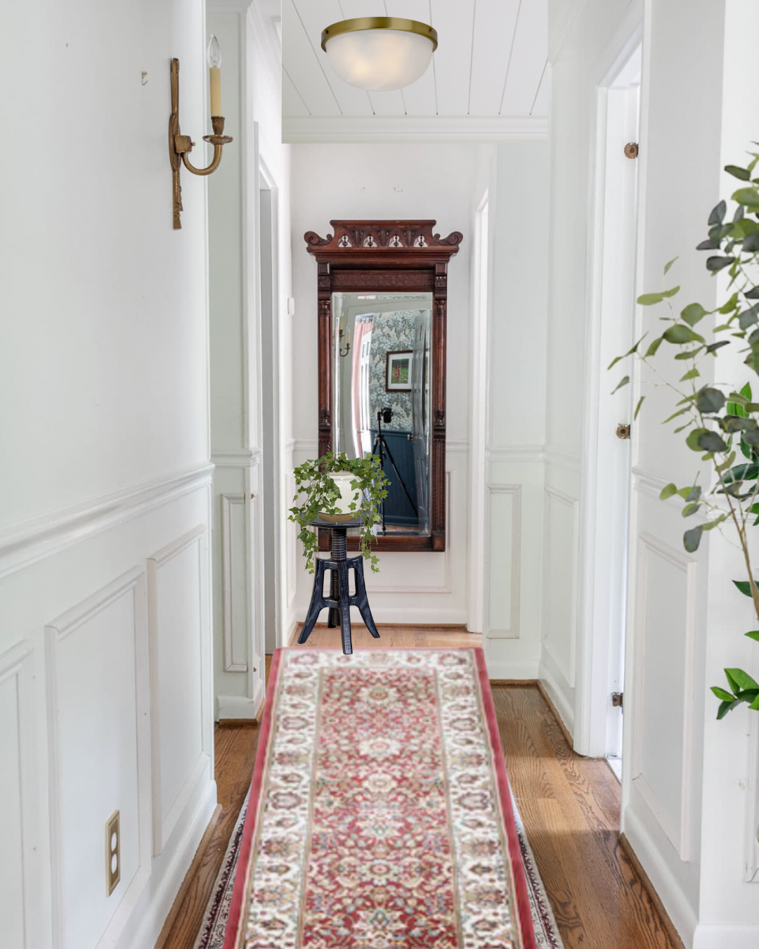 visualizing a hallway makeover with mood boarding