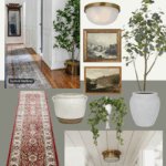 hallway makeover mood board