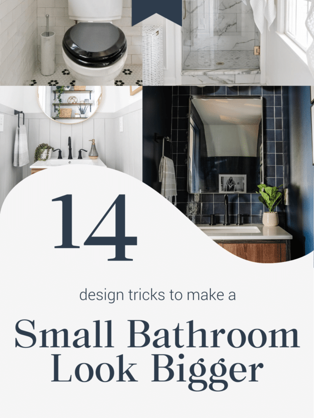 how to make a small bathroom look bigger