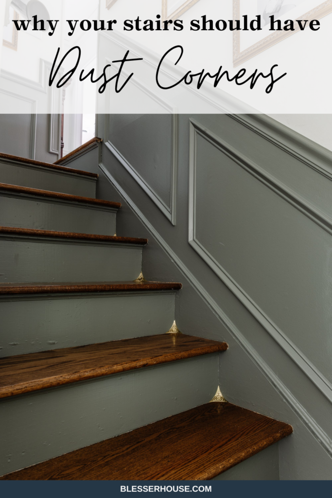 stair dust corners