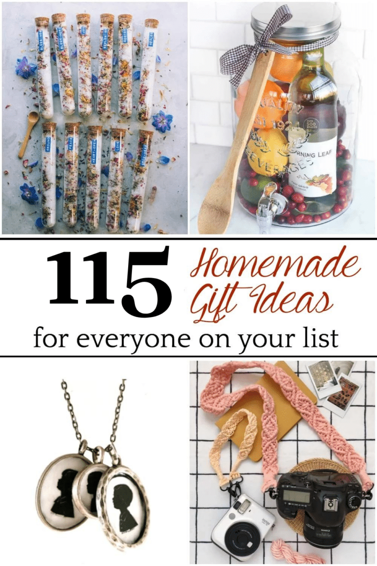115 DIY Christmas gift ideas - thoughtful homemade Christmas gifts to make for family and friends