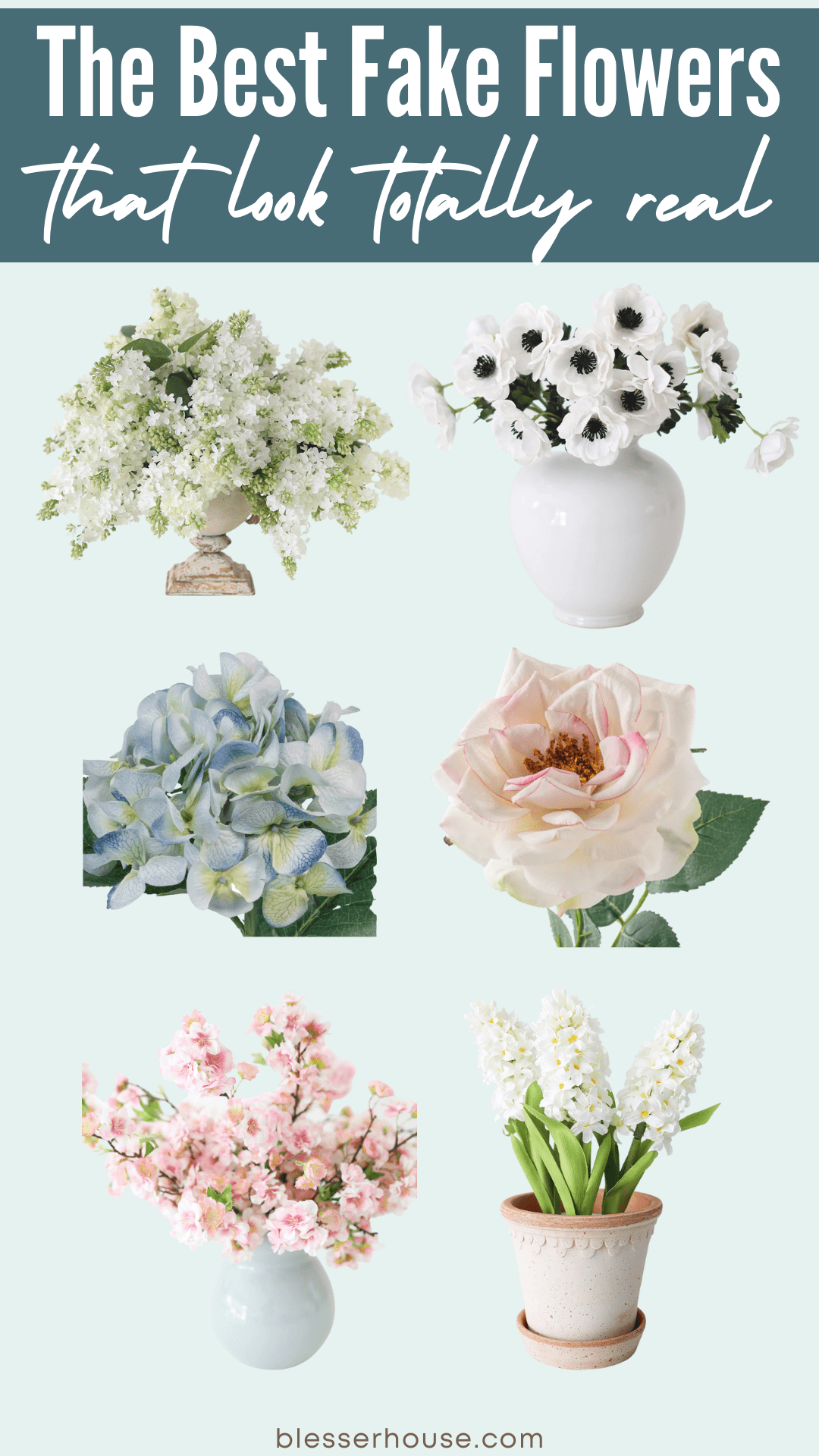 fake flowers that look real