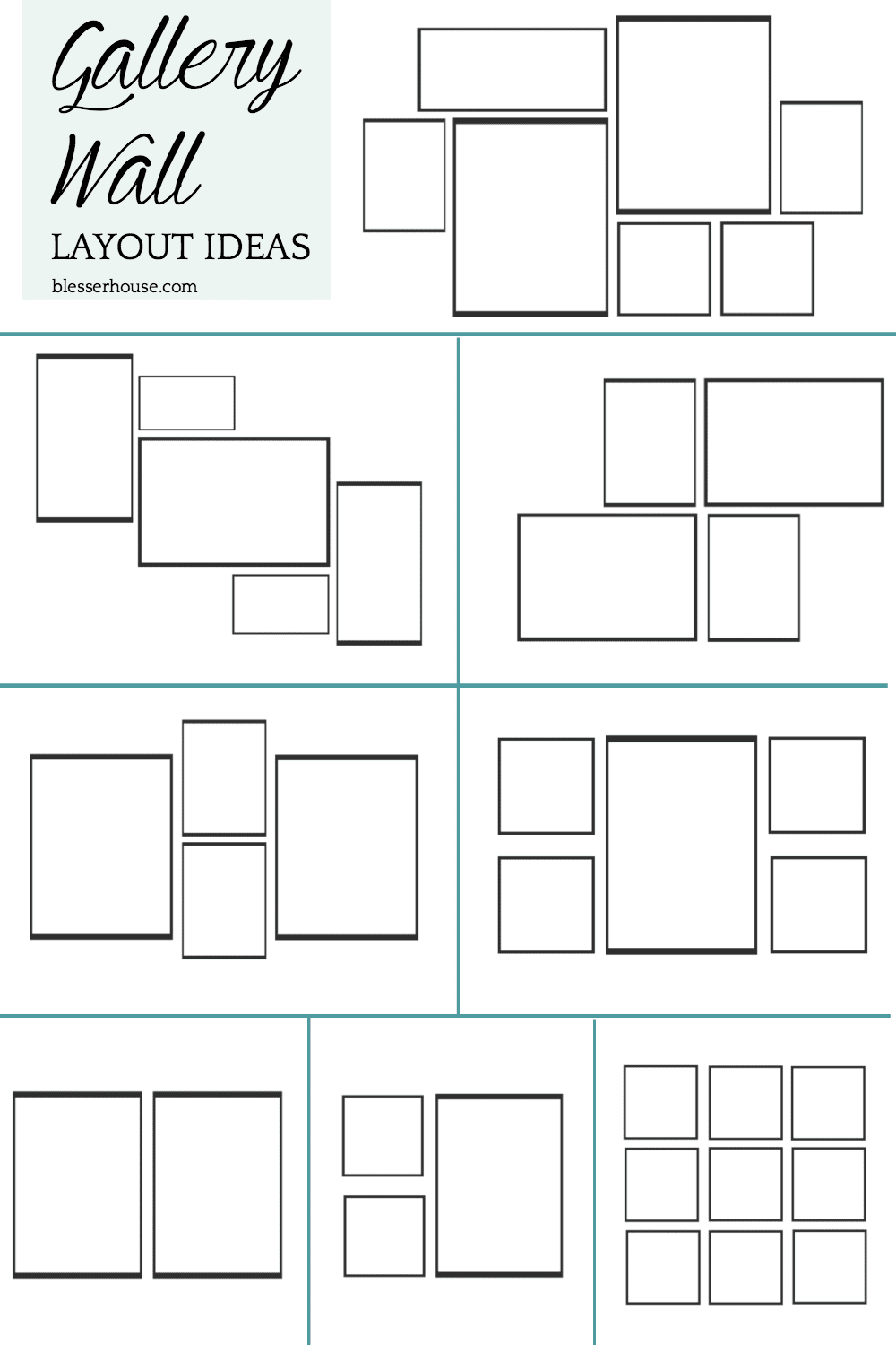 gallery wall layout ideas