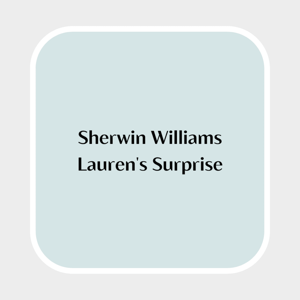 sherwin williams lauren's surprise