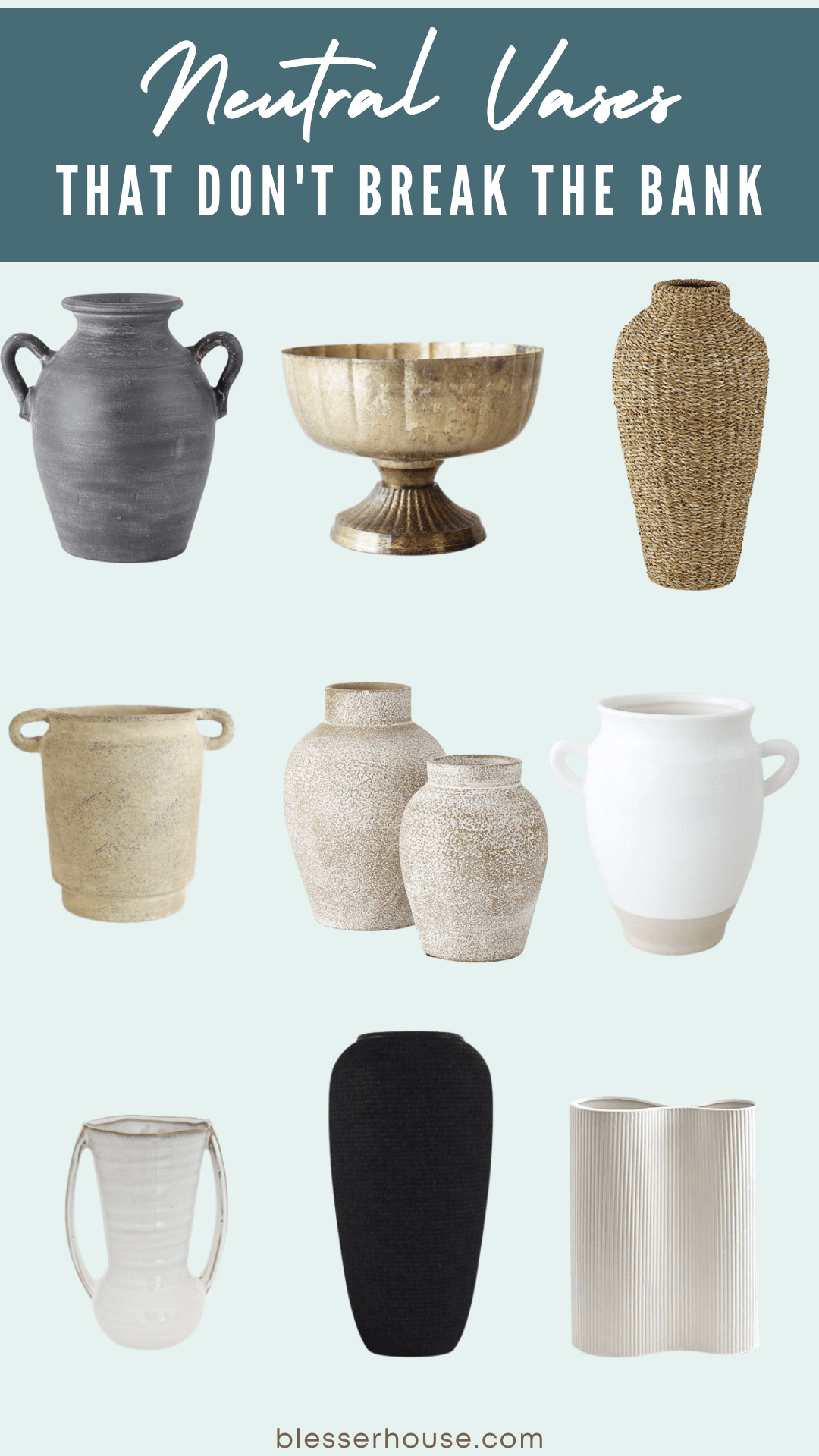 neutral vases